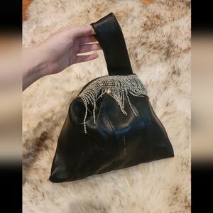 Kara New York black leather bag